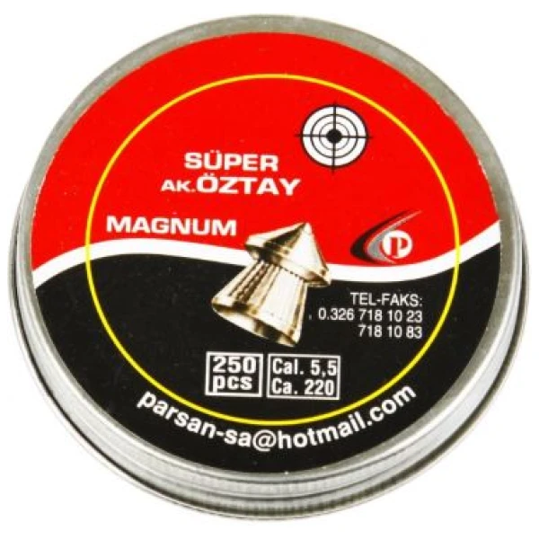 Šoviniai Super Oztay Magnum 5.5mm 250vnt