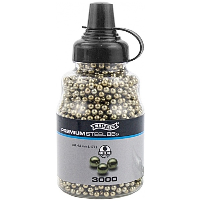 Šratai Walther Premium BBS 4.5mm 3000vnt