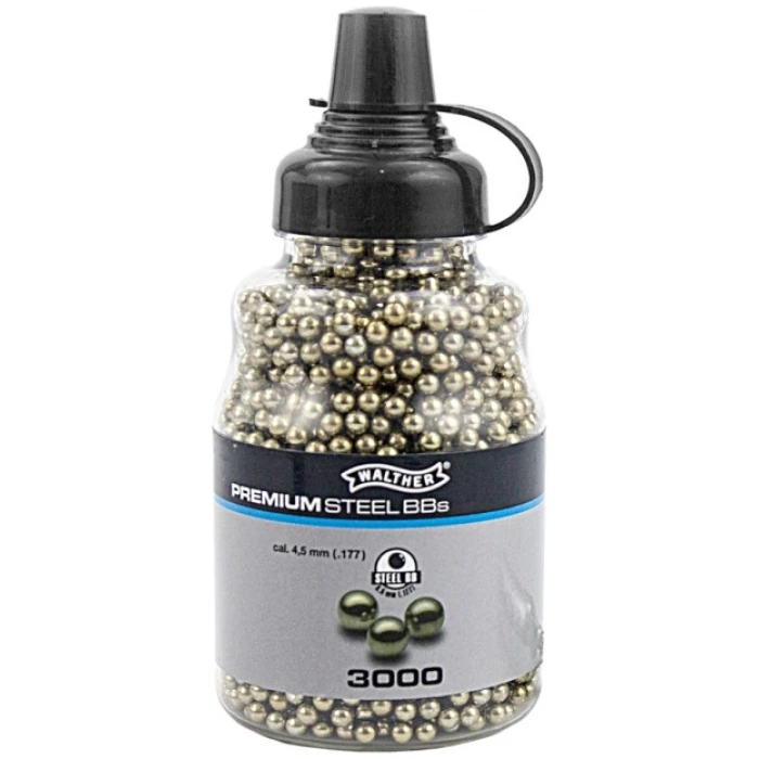 Šratai Walther Premium BBS 4.5mm 3000vnt