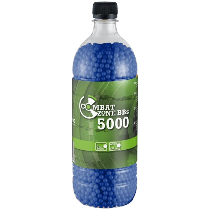 Šratai Combat Zone 0.12g 5000vnt mėlyni [Umarex]