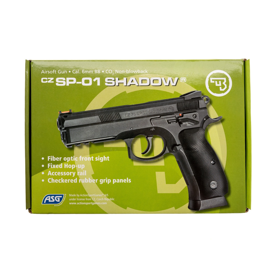 Airsoft pistoletas CZ75 SP-01 Shadow