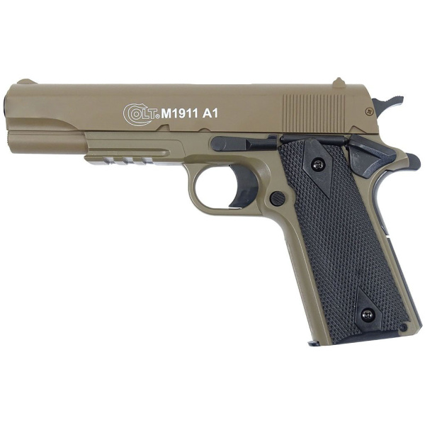 Airsoft pistoletas Colt M1911 A1 Tan
