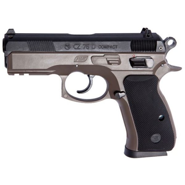 Airsoft pistoletas CZ 75D Compact-flat dark earth
