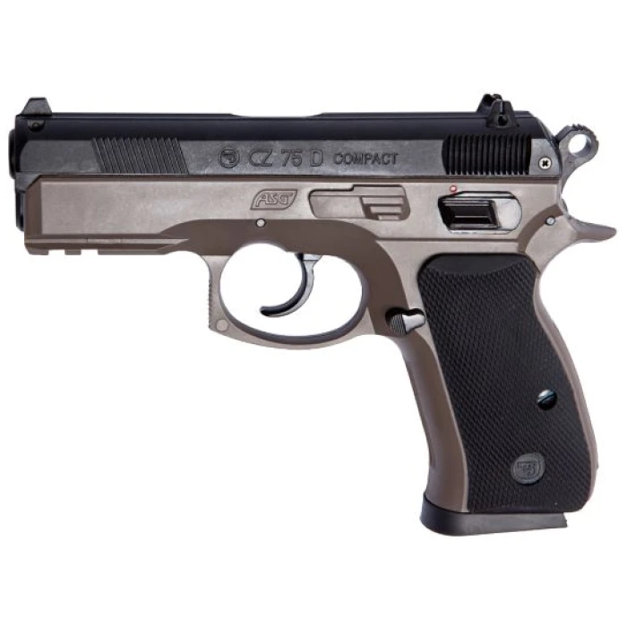 Airsoft pistoletas CZ 75D Compact-flat dark earth