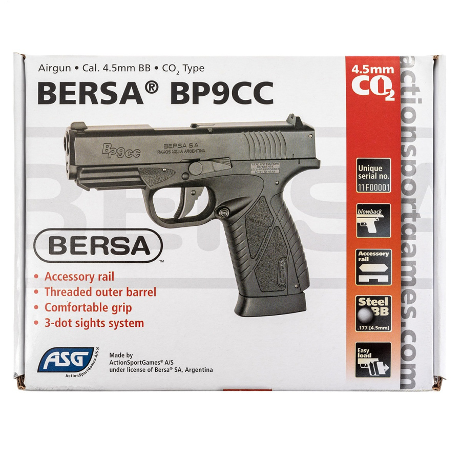 Pneumatinis pistoletas Beretta BP9CC Blow-Back
