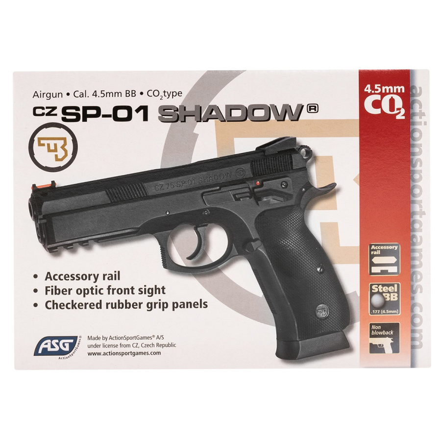 Pneumatinis pistoletas CZ 75 SP-01 Shadow