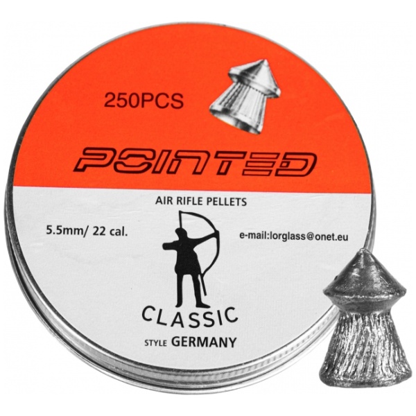 Šoviniai Classic Pointed 5.5mm 250vnt