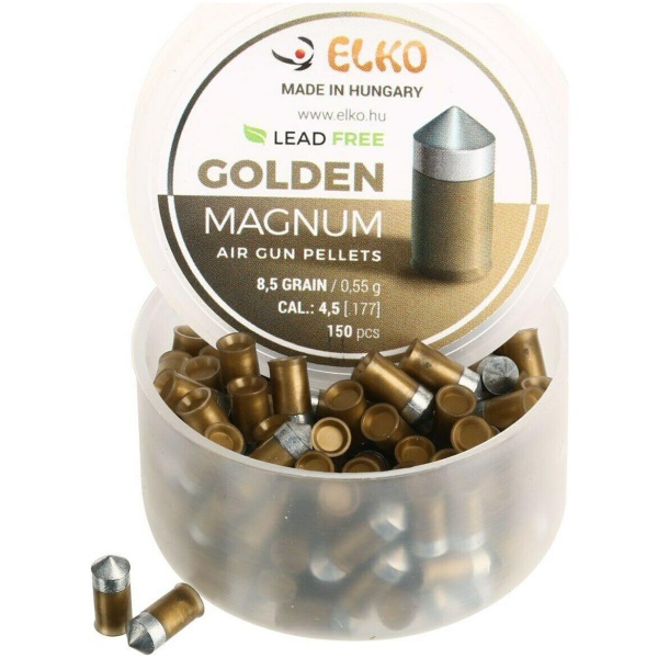 Šoviniai Elko auksiniai 4.5 mm 85vnt