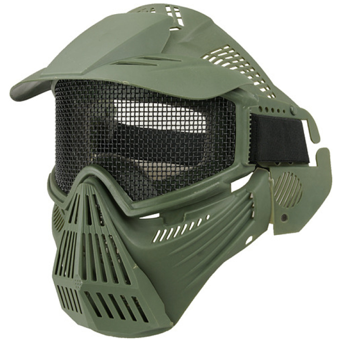 Veido kaukė Guardian žalia