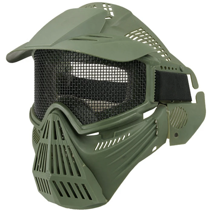 Veido kaukė Guardian žalia