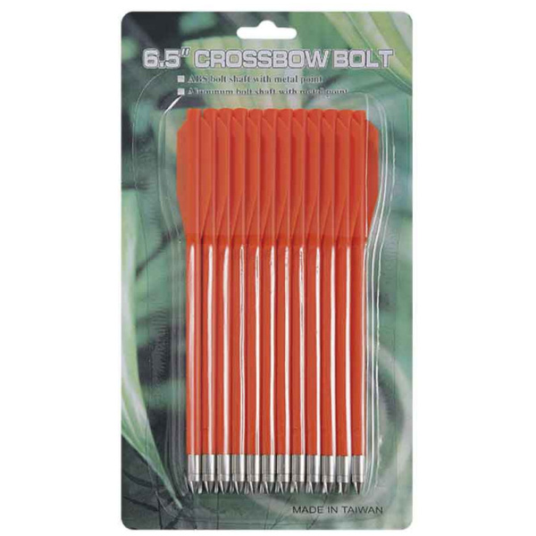 Strėlės pistoletiniui arbaletui oranžinės 6.5“ 12vnt