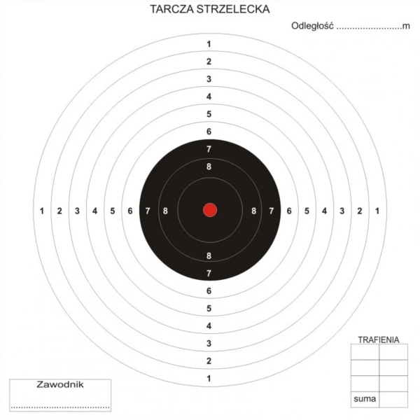 Taikiniai 17x17cm su raudonu tašku 50vnt
