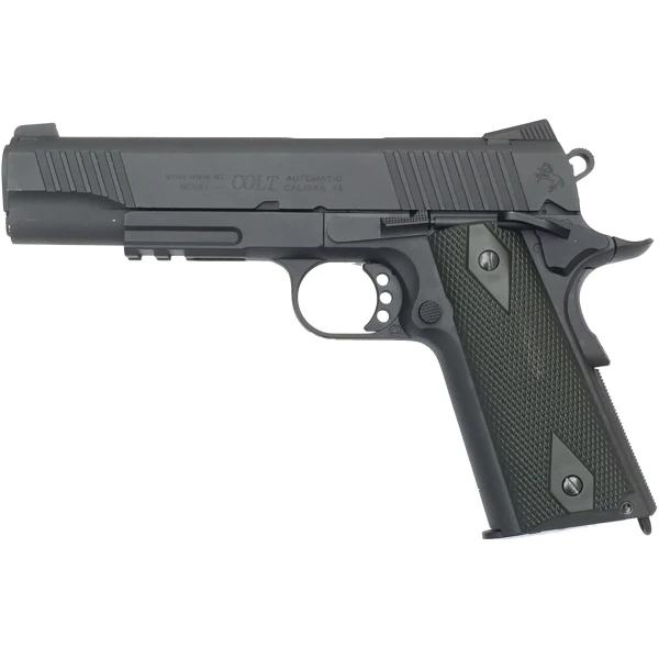 Colt 1911 Rail juodas su atatranka