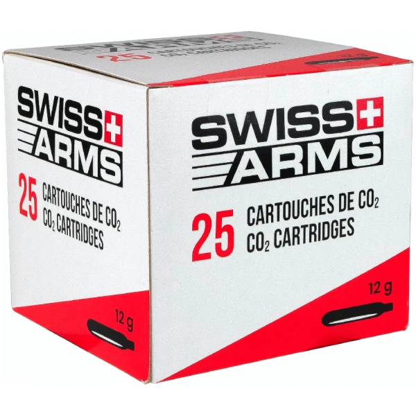 Dujų balionėliai Swiss Arms 25vnt