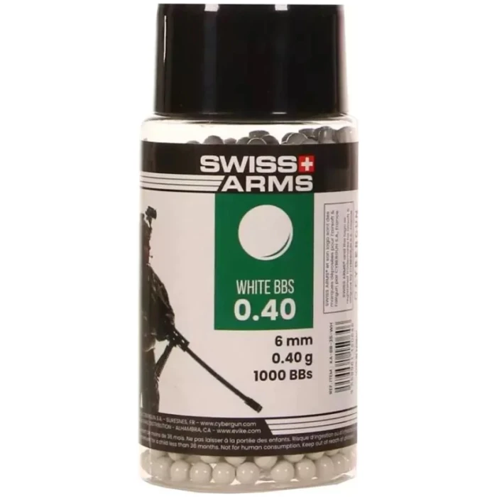 Šratai Swiss Arms 0,40g 1000 vnt.