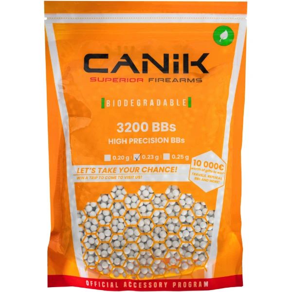 Šratai BIO CANik 0.23g 3200vnt
