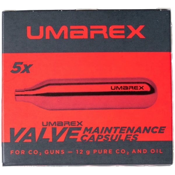 Dujų balionėliai Umarex CO2 su tepalu 5vnt