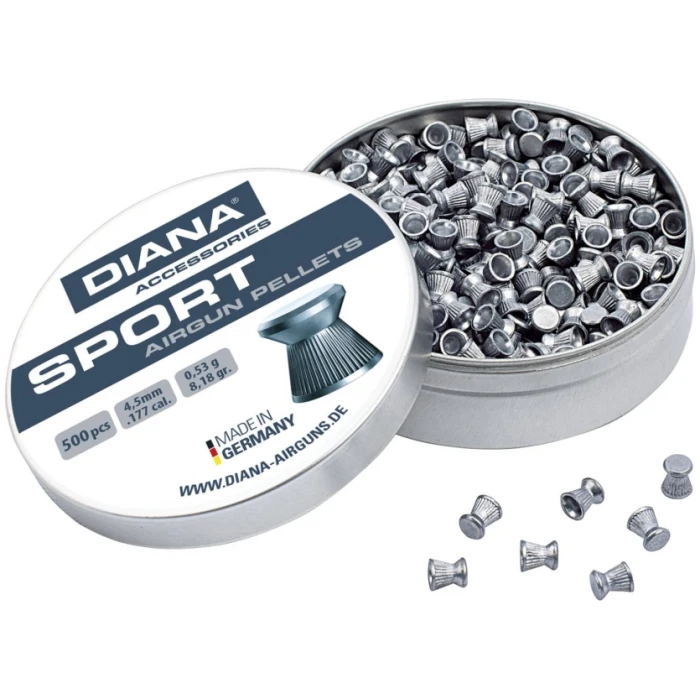 Šoviniai Diana Sport 4,5mm 500 vnt.
