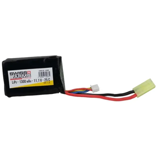 Baterija Swiss Arms Li-Po 11,1V 1300mAh