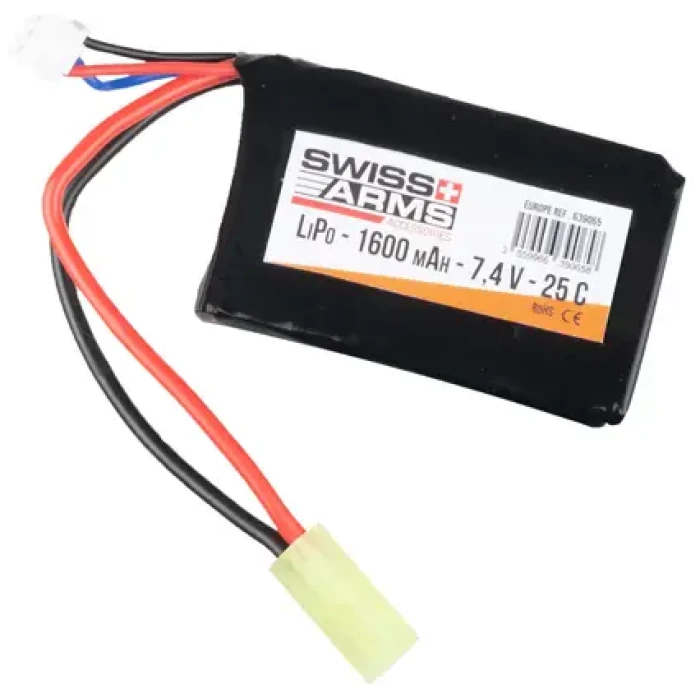 Baterija Swiss Arms Li-Po 7,4V 1600mAh
