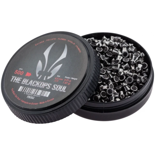 Šoviniai Black Ops pointed 4,5 mm 500 vnt.