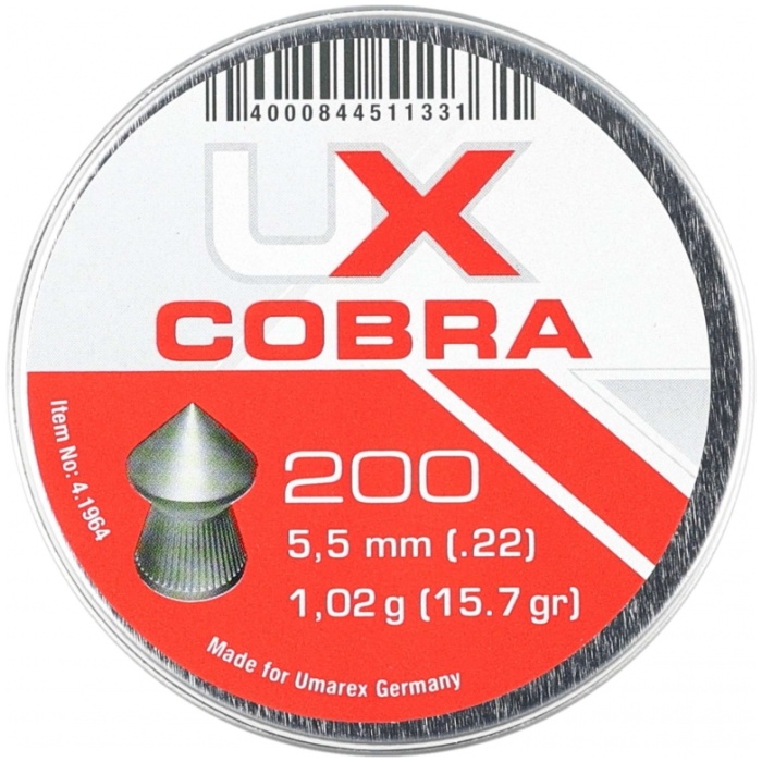 Šoviniai Cobra 5,5mm 250vnt [Umarex]