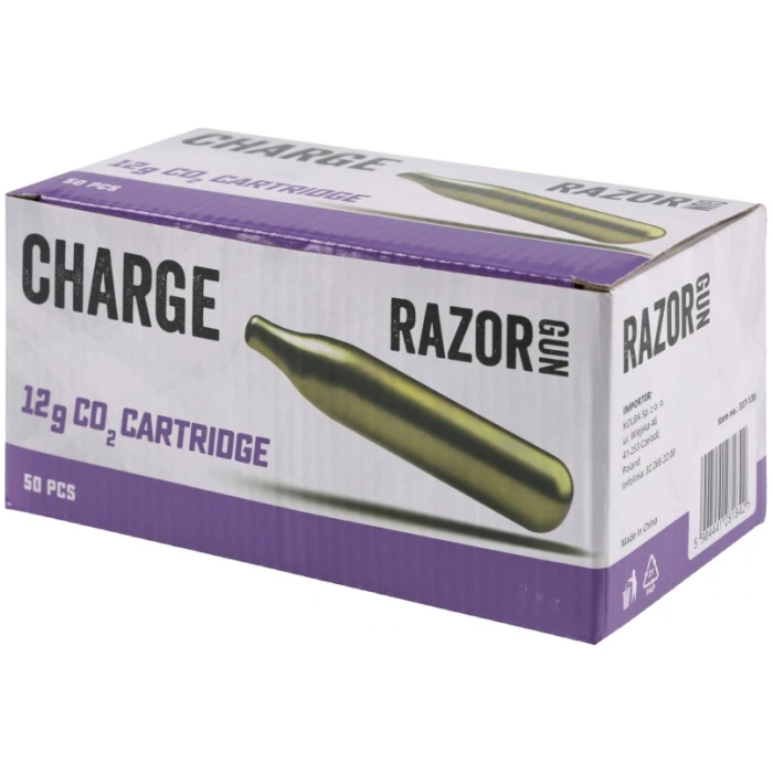 Dujų balionėliai RazorGun CO2 50vnt