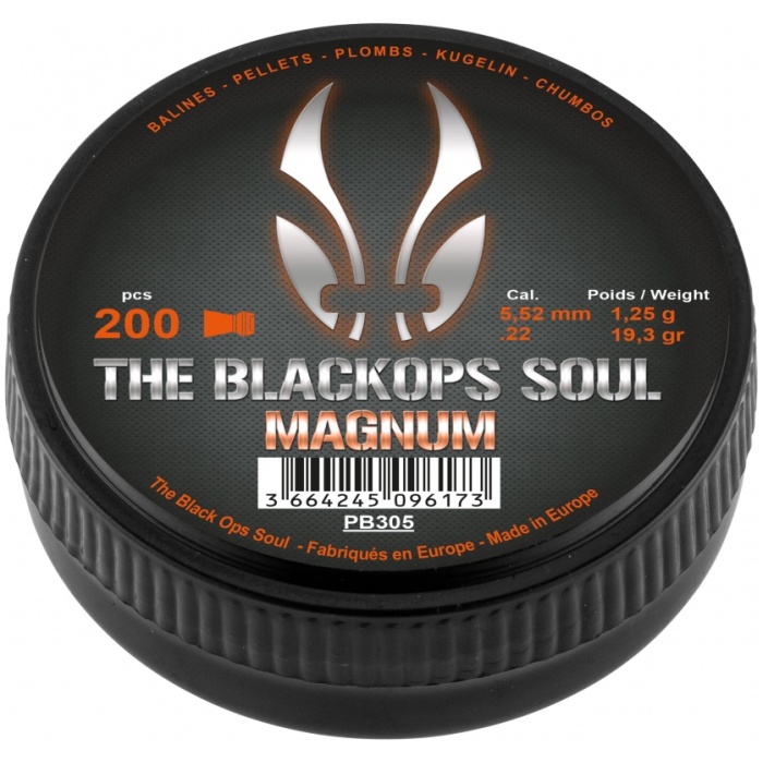 Šoviniai Blac Ops Magnum 5.5mm 200vnt