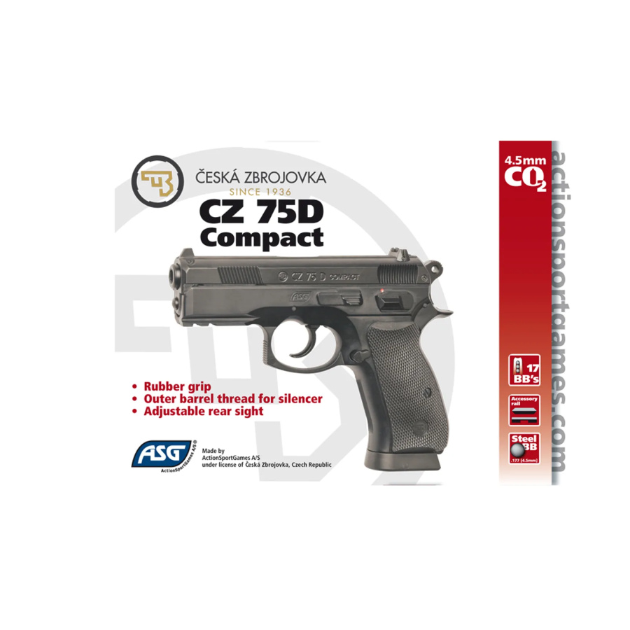 Pneumatinis pistoletas CZ 75 D Compact - Image 3