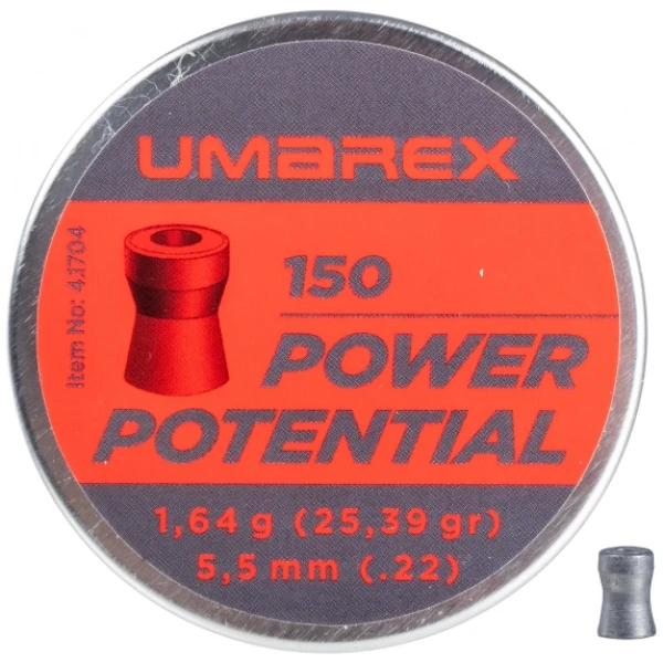 Šoviniai Power Potential 5.5mm 150vnt [Umarex]