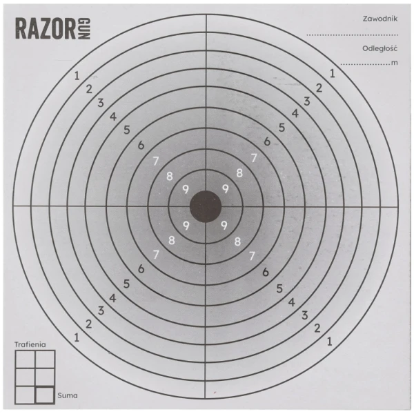 Taikiniai 14x14cm RazorGun 100vnt