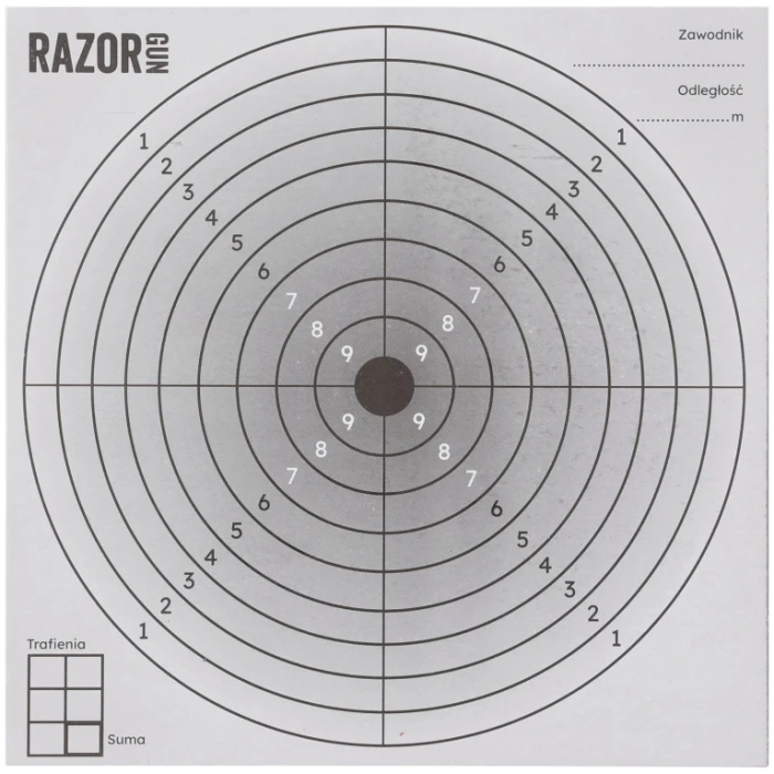 Taikiniai 14x14cm RazorGun 100vnt