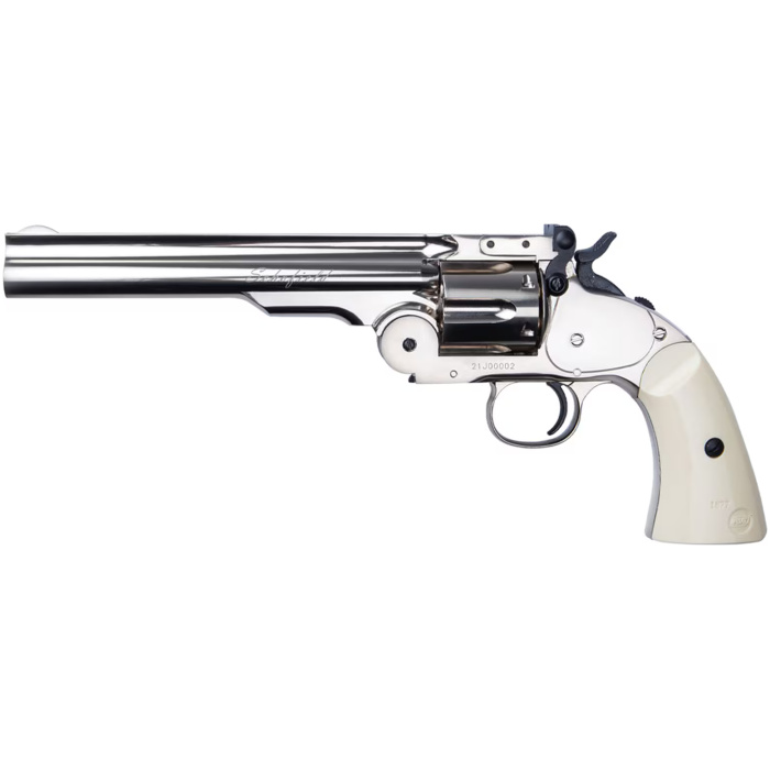 Airsoft revolveris Schofield Silver 6″