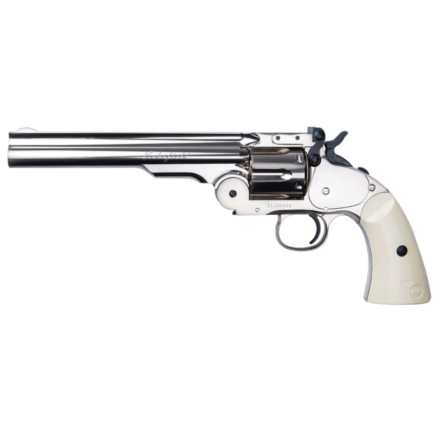Airsoft revolveris Schofield Silver 6″