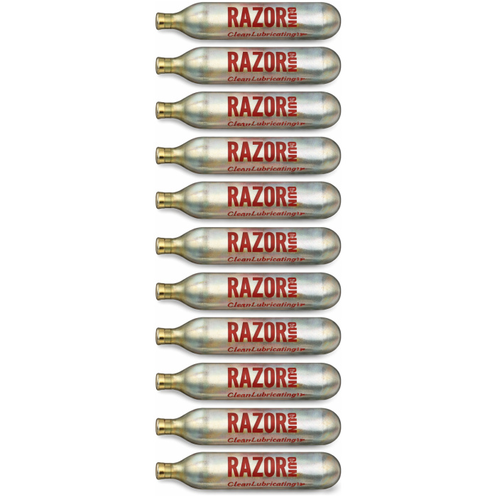 Dujų balionėliai RazorGun 10vnt