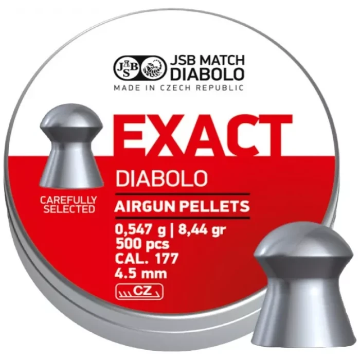 Šoviniai JSB Exact 4,52 mm 500 VNT.