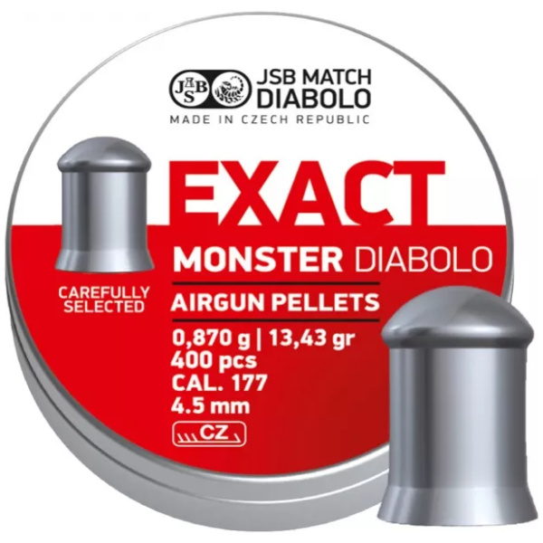 Šoviniai JSB Exact Monster 4.52mm 500vnt