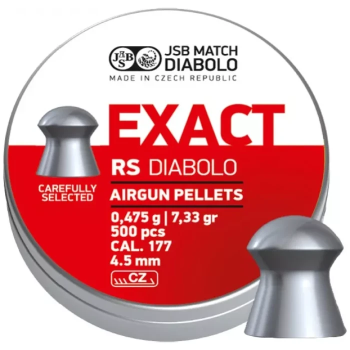 Šoviniai JSB Exact RS 4,52 mm 500 vnt.