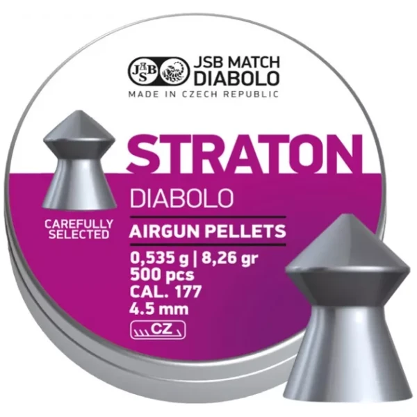 Šoviniai JSB Straton 4,50mm 500VNT