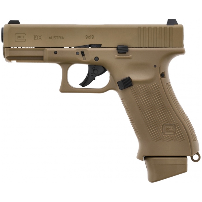 Airsoft pistoletas Glock 19x C02 [Umarex 2.6435]
