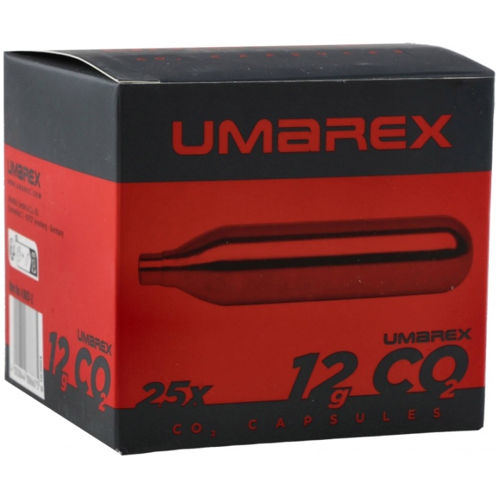Dujų balionėliai Umarex CO2 12G. 25 vnt.