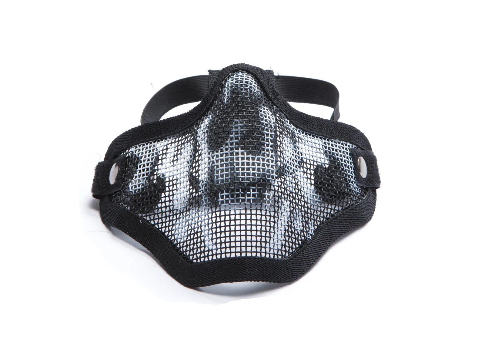 Apsauginė veido kaukė ASG „Stalker“ mesh mask su kaukolės atspaudu - juoda