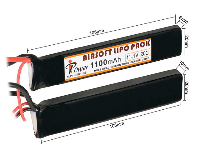 Baterija Li-Po 7,4V 1100 mAh - Image 2