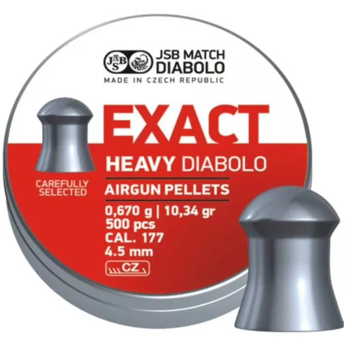 Šoviniai JSB Exact Heavy 4,5 mm 500 vnt.