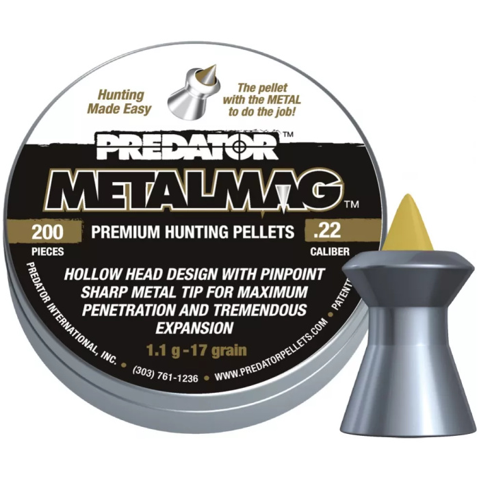 Šoviniai JSB Predator Metalmag 5,5 mm 200 vnt.