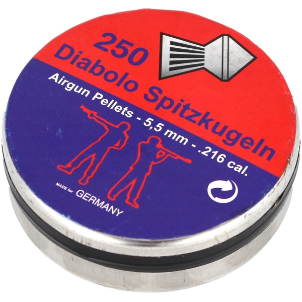 Šoviniai DIABOLO SPITZKUGELN 5,5 mm 250 vnt.
