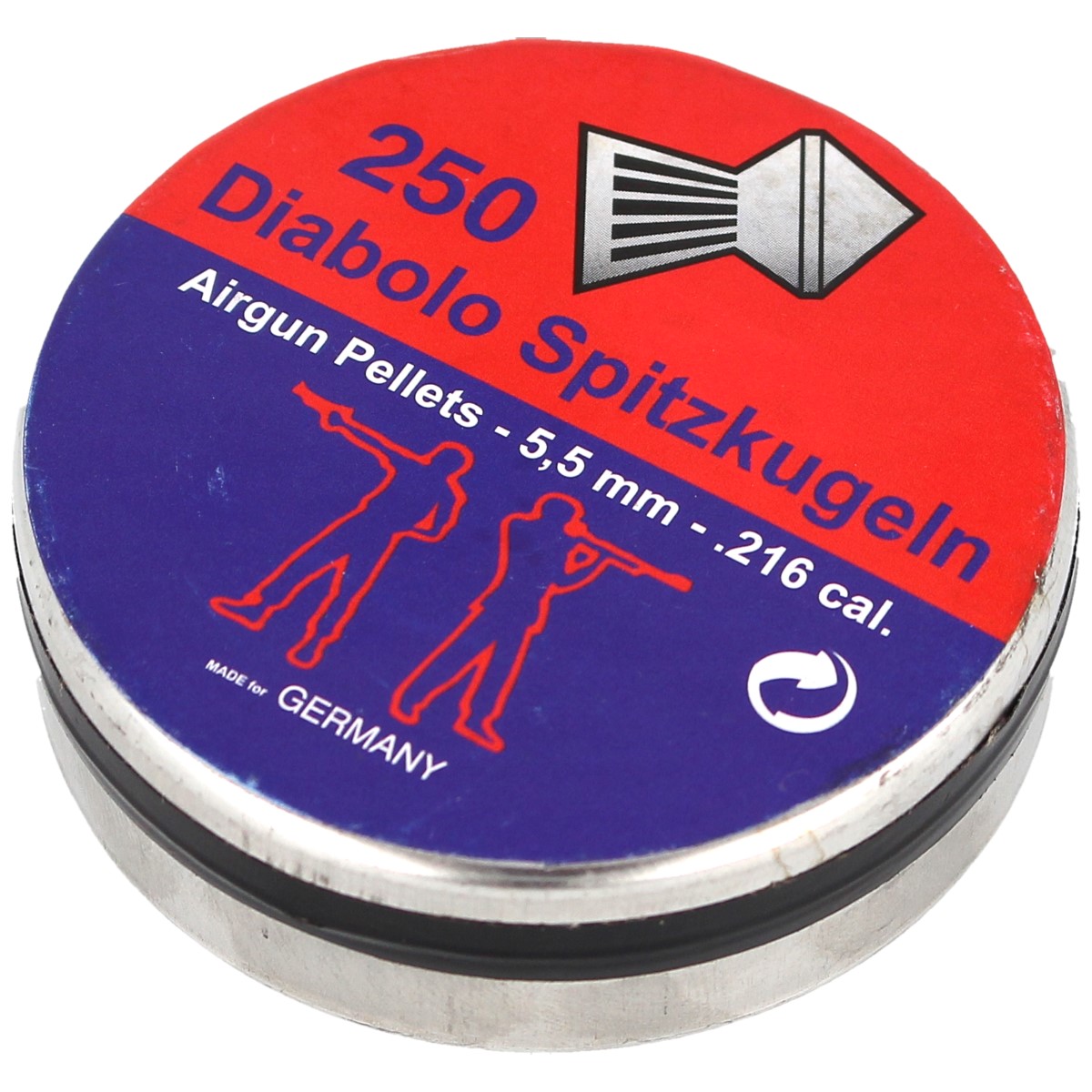 Šoviniai DIABOLO SPITZKUGELN 5,5 mm 250 vnt.