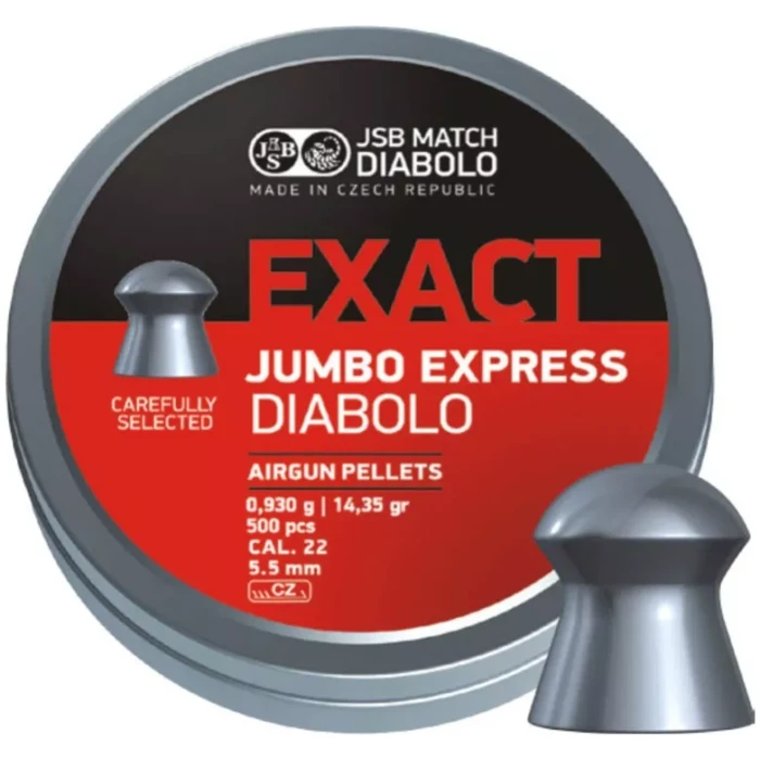 Šoviniai JSB Exact Jumbo Express 5,5 mm 500 vnt.