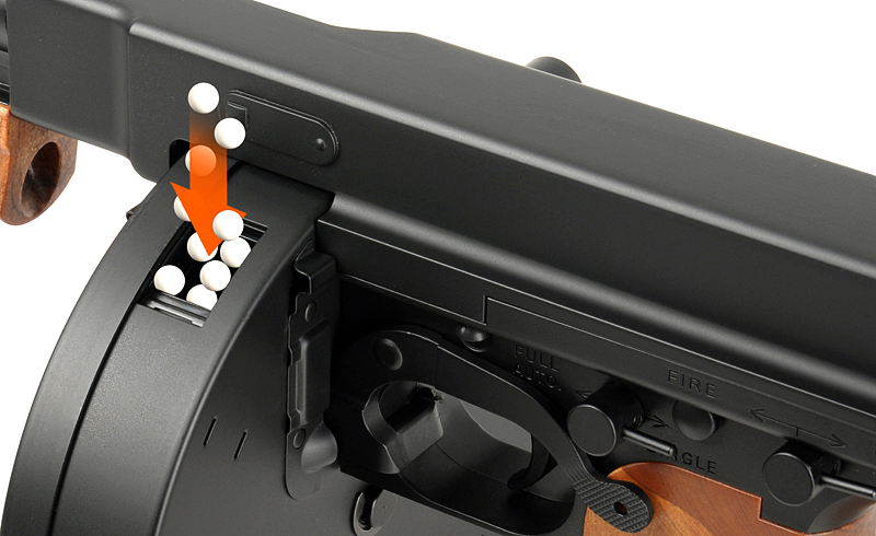 Airsoft GINKLAS TOMMY GUN - Image 6